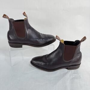 $619 RM WILLIAMS 9.5 E ADELAIDE CHELSEA BOOT CHESTNUT BROWN YEARLING